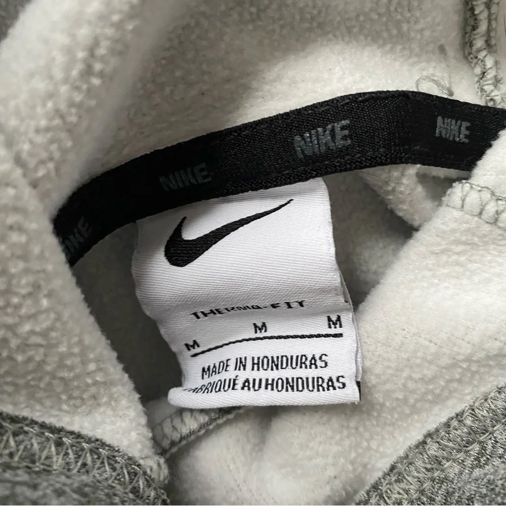 Nike Heather Gray Hoodie with Black Swoosh